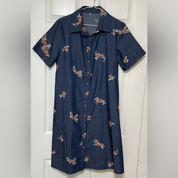Source Unknown Dresses & Skirts - Source Unknown Blue Casual Midi dress